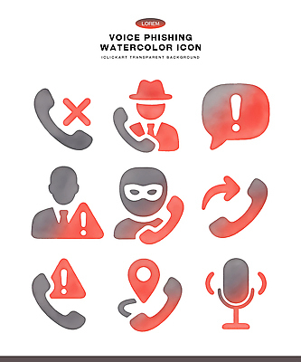 아이콘 그릇 음향기기 모션 안전 피싱 파일형식 통화 사기그릇 디자인 사람 경고 위치 마이크 통신 신호 수신 발신 보안 위협 2D아이콘 PSD 수채화 보이스피싱 그라데이션