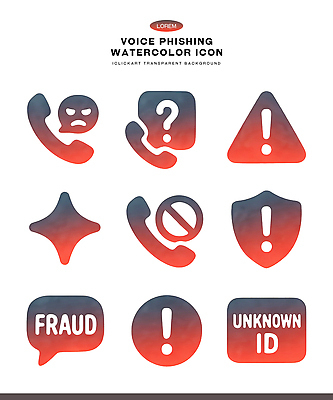 아이콘 그릇 모션 피싱 파일형식 보이스피싱 사기그릇 경고 통화 알림 그래픽 커뮤니케이션 2D아이콘 PSD 수채화 그라데이션
