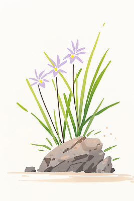 JPG 식물 전통 꽃 컬러 일러스트 자연 생명 날씨 풍경 여름 환경 성장 돌_바위 구출 화단 한국화 자원 난초꽃 매난국죽 디테일 국내일러스트 AI일러스트 AI콘텐츠 계절 도움 난초 동양화 생태계 파일형식