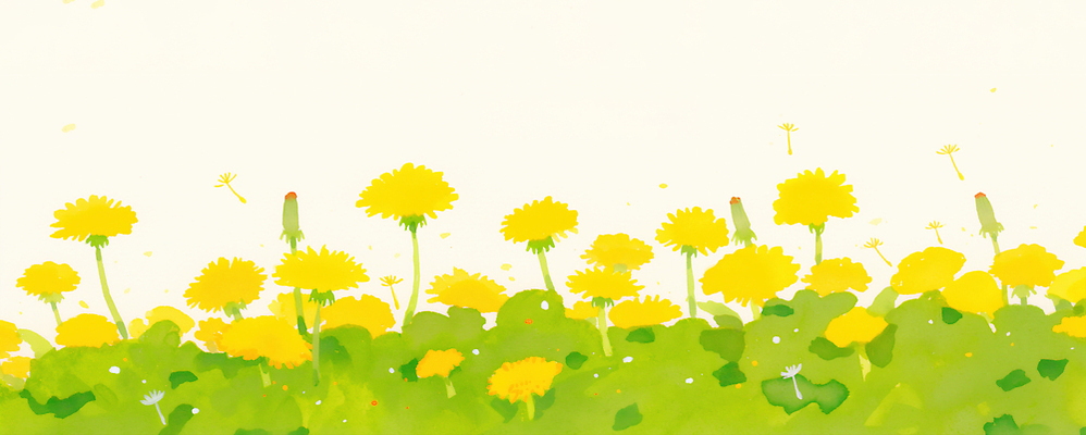 JPG 식물 꽃 일러스트 자연 생명 씨앗 풍경 초원 초록색 햇빛 노란색 환경 봄 성장 민들레 생태계 꽃가루 민들레홀씨 국내일러스트 AI일러스트 AI콘텐츠 계절 컬러 태양 가루 파일형식