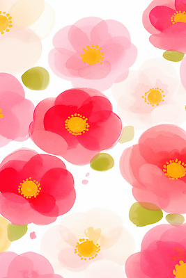 JPG 디자인 계절 꽃 예술 컬러 백그라운드 패턴 일러스트 자연 생명 수채화 장식 장미 자유 흰색 그림 국내일러스트 AI일러스트 AI콘텐츠 식물 컨셉 무늬 생태계 파일형식