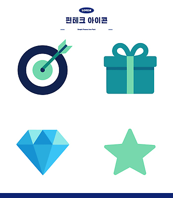 자연요소 아이콘 컨셉 모바일 금융 광석 파일형식 벡터 사격 목표 화살 명중 선물 상자 보석 별 컬러 디자인 그래픽 형상 평면 심플 2D아이콘 AI파일 핀테크