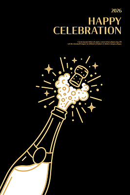 자연요소 감정 컨셉 술잔 관계 모션 주류 이벤트 연도 파일형식 벡터 샴페인 축하 잔치 기념일 2026년 파티 자유 맛 음료 거품 별 샴페인잔 축제 기쁨 장식 놀기 친구 가족 일러스트 국내일러스트 AI파일