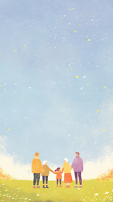 JPG 공원 여유 일러스트 가족 모션 자연 하늘 바람 나뭇잎 함께함 대화 서기 웃음 풍경 일상 평화 시간 소중 순환 국내일러스트 AI일러스트 AI콘텐츠 자연요소 공공시설 감정 컨셉 잎 관계 날씨 표정 말하기 라이프 생태계 파일형식