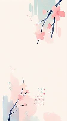 JPG 디자인 꽃 감정 예술 컬러 백그라운드 패턴 일러스트 자연 수채화 봄 공간 벚꽃 분위기 그림 이미지 장면 국내일러스트 AI일러스트 AI콘텐츠 식물 계절 컨셉 무늬 생태계 파일형식