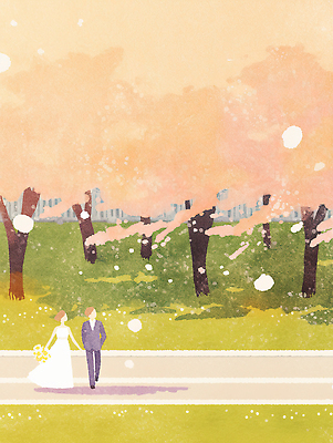 JPG 부부 커플 공원 꽃잎 행복 길 결혼 데이트 일러스트 가족 자연 사랑 잔디 일상 초록색 소풍 봄 산책 벚꽃 추억 저녁 신혼 국내일러스트 AI일러스트 AI콘텐츠 식물 계절 공공시설 꽃 감정 컬러 컨셉 관계 휴식 이벤트 라이프 야외활동 야간 생태계 파일형식