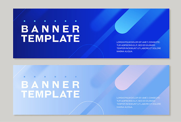 템플릿 배너 컬러 무늬 가로 파일형식 벡터 디자인 파란색 모던 그래픽 스타일 나란히 구성 모양 패턴 시끄러움 배너템플릿 AI파일 가로배너 추상