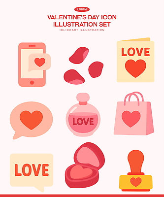 기념일 꽃잎 일러스트 화이트데이 기념 발렌타인데이 선물 사랑 쇼핑백 로맨틱 하트 축하 표현 메시지 향수 국내일러스트 AI파일 모양 꽃 감정 컨셉 가방 데이이벤트 이벤트 화장품 파일형식 벡터