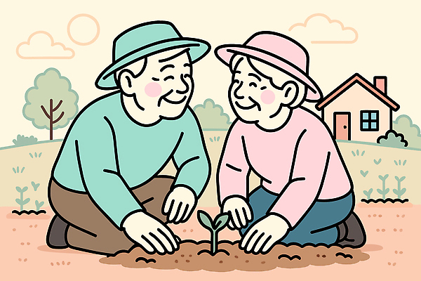 식물 커플 계절 감정 농업 관계 표정 성인 건물 라이프 신체부위 생태계 파일형식 벡터 노년 정원 웃음 모션 시간 나무 주택 사람 부부 행복 자연 일상 흙 손 농사 일러스트 국내일러스트 AI파일 건강 면역력 환절기 봄