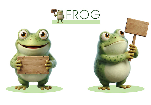 캐릭터 동물캐릭터 컨셉 개구리 양서류 목재 3D 파일형식 나무판자 메시지 포즈 표정 동물 장면 귀여움 생동감 신체 장난감 표현 컬러 디자인 상징 PSD 개구리캐릭터 3D캐릭터 편집이미지 편집3D