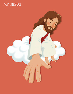 PSD 손 감정 기독교 종교 예술 상징 일러스트 하늘 사람 믿음 표현 예수 그림 스타일 Symbol 국내일러스트 신체부위 신_종교 파일형식