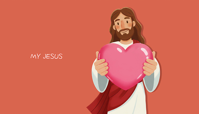 모양 감정 종교 신_종교 파일형식 예수 하트 사랑 그림 캐릭터 기독교 표현 상징 사람 문화 예술 마음 따뜻함 믿음 일러스트 국내일러스트 PSD