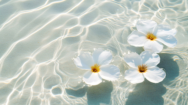 JPG 편집이미지 꽃 물결 자연 풍경 물 여름 빛 환경 수중 흰색 수면 장면 부드러움 편집실사 AI포토 AI콘텐츠 자연요소 식물 계절 컬러 감각 CG 생태계 파일형식