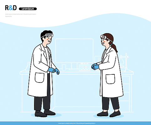직업 과학 학교 실험 말하기 안전 장비 개발 학자 파일형식 벡터 과학자 실험실 대화 안전장비 연구원 실험기구 화학 기술 연구개발 정보 협력 대학교 일러스트 국내일러스트 AI파일 연구복