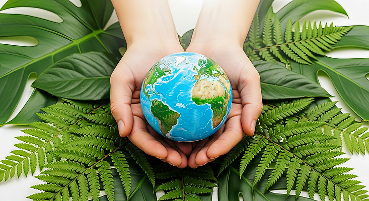 JPG 식물 편집이미지 손 지구 생각 자연 생명 초록색 세계 평화 자연보호 환경 힘 보호 지구의날 의료성형뷰티 이미지편집 AI컴퓨터그래픽 AI콘텐츠 기념일 컬러 컨셉 신체부위 생태계 파일형식