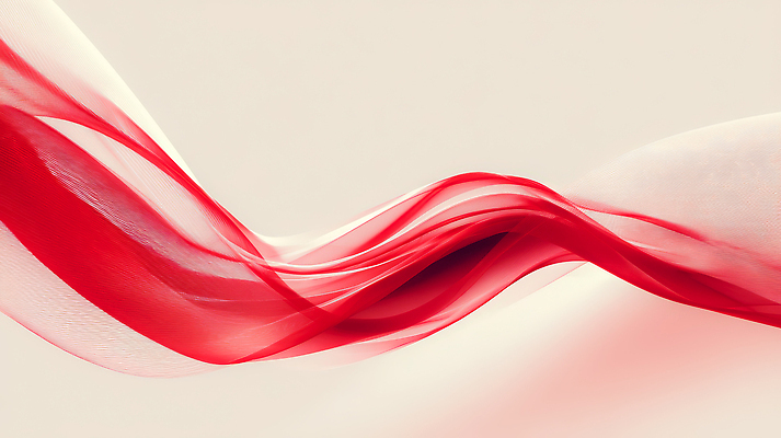 JPG 모양 편집이미지 디자인 예술 컬러 백그라운드 미술 빨간색 흐름 직물 웨이브 장면 부드러움 파동 스타일 이미지편집 AI컴퓨터그래픽 AI콘텐츠 컨셉 문화예술 순간포착 감각 파일형식
