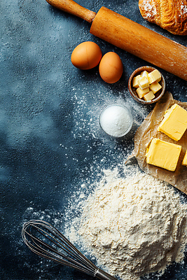 JPG 편집이미지 빵 재료 프레임 요리 주방 계란 설탕 반죽 밀가루 제빵 거품기 버터 맛있는 편집실사 AI포토 AI콘텐츠 음식 주방용품 제과제빵 알 가루 CG 파일형식