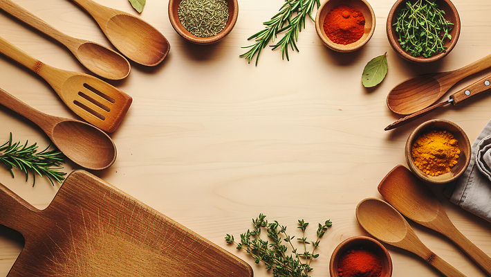 JPG 나무 편집이미지 식재료 재료 탁자 주방용품 프레임 요리 주방 도구 허브 향신료 레시피 식사준비 편집실사 AI포토 AI콘텐츠 식물 가구 생활용품 CG 준비 향미료 파일형식