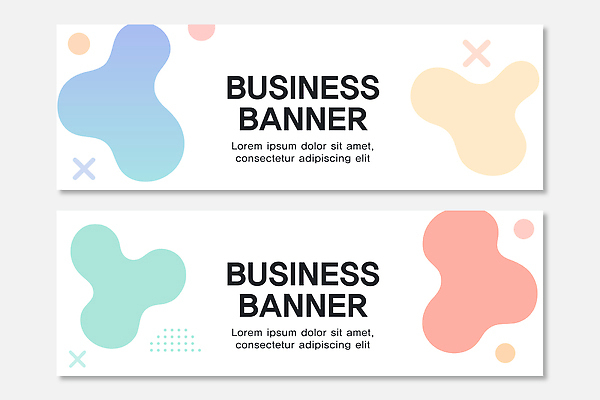 템플릿 배너 컬러 무늬 가로 세트 파일형식 벡터 디자인 비즈니스 모양 그래픽 배열 텍스트 알림 구성 모던 마케팅 배너템플릿 AI파일 배너세트 가로배너 현수막 파스텔톤 추상