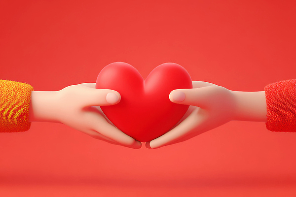 JPG 편집이미지 손 디자인 감정 백그라운드 관계 사랑 사람 빨간색 하트 표현 연결 장면 소통 편집3D AI컴퓨터그래픽 AI콘텐츠 모양 컬러 컨셉 신체부위 3D 파일형식