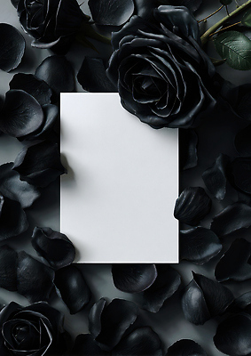 JPG 편집이미지 디자인 예술 백그라운드 조명 수채화 장식 장미 공백 오브젝트 초대장 어두운색 커스터마이징 편집실사 AI포토 AI콘텐츠 꽃 카드_감사 CG 서비스 파일형식