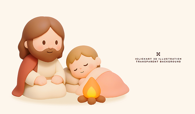 PSD 편집이미지 기독교 어린이 가족 함께함 따뜻함 사랑 앉기 만남 아기 예수 편안함 모닥불 장면 여름성경학교 편집3D 감정 종교 컨셉 관계 모션 불 사람 3D 신_종교 감각 성경학교 파일형식 여름_계절