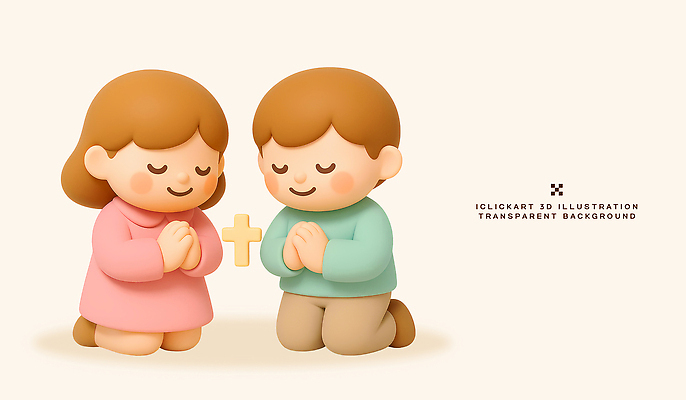 PSD 편집이미지 기독교 종교 어린이 모션 형상 귀여움 외침 기도 마음 무릎 소원 여름성경학교 편집3D 컨셉 사람 신체부위 3D 소리 성경학교 파일형식 여름_계절