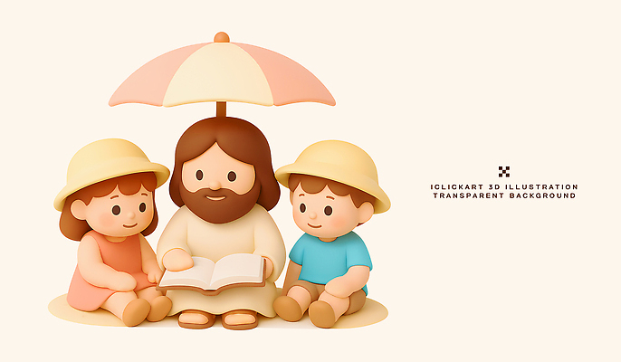 교육 감정 종교 종교용품 모션 사람 야외활동 3D 신_종교 성경학교 파일형식 여름_계절 어린이 성경 책 읽기 우산 소풍 동화 캐릭터 이야기 가르침 놀이 학습 즐거움 시간 편집이미지 편집3D PSD 기독교 여름성경학교 예수
