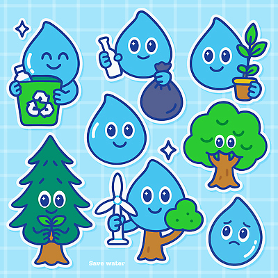 자연요소 식물 컬러 컨셉 모션 자연 날씨 환경 보호 사회이슈 친환경 생태계 파일형식 벡터 물 재활용 나무 심기 청소 캐릭터 물방울 바람 에너지 지구 쓰레기 초록색 일러스트 국내일러스트 AI파일 자연보호 환경보전