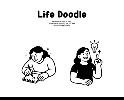 손 디자인 감정 예술 생각 일러스트 손가락 모션 아이디어 사람 공책 도구 표현 시간 작업 스케치 뇌 그림 상상력 창의성 창작 국내일러스트 AI파일 컨셉 문구용품 미술 신체부위 파일형식 벡터