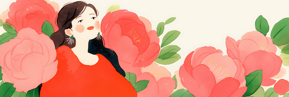 JPG 옷 여자 꽃 행복 꽃밭 일러스트 자연 실내 표정 미소 소녀 캐주얼 빨간색 여름 정원 봄 그림 향기 뷰티풀 국내일러스트 AI일러스트 AI콘텐츠 식물 계절 감정 어린이 컬러 사람 내부 생태계 냄새 파일형식