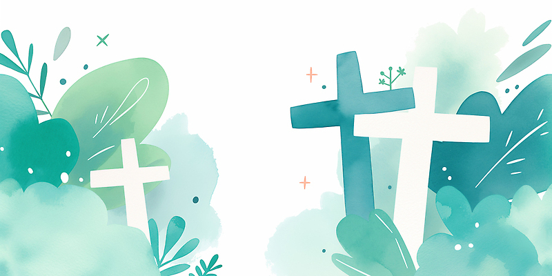 JPG 식물 디자인 기독교 종교 예술 상징 컬러 백그라운드 십자가 일러스트 자연 수채화 교회 성경 그리기 신도 그림 예배 조화 국내일러스트 종교용품 종교건축 모션 건물 생태계 파일형식