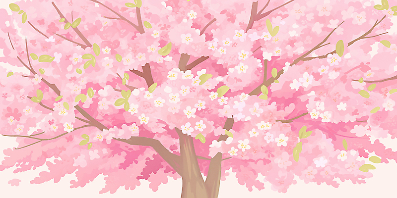 JPG 나무 식물 공원 꽃잎 꽃 분홍색 잎 일러스트 자연 생명 풍경 일상 소풍 환경 봄풍경 봄 벚꽃 꽃구경 국내일러스트 AI일러스트 AI콘텐츠 계절 공공시설 컬러 라이프 야외활동 생태계 파일형식