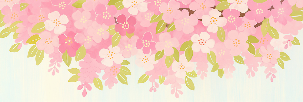 JPG 나무 식물 꽃잎 꽃 컬러 잎 일러스트 자연 풍경 봄풍경 봄 벚꽃 꽃집 조경 화사함 생동감 국내일러스트 AI일러스트 AI콘텐츠 계절 컨셉 상점 생태계 파일형식