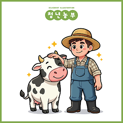 동물 행복 어린이 농업 일러스트 자연 작업복 육류 소년 일상 농장 농사 우유 수확 시골 소 축산업 젖소 친환경 소통 청년농부 일러캐릭터 AI파일 캐릭터 옷 남자 감정 산업 컨셉 식재료 포유류 유제품 사람 라이프 환경 농부 생태계 파일형식 벡터