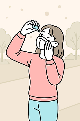 나무 손 여자 행복 얼굴 일러스트 손가락 자연 날씨 건강 관리 야외 일상 봄 상품 피부 크림 피부관리 먼지 젤 황사 미세먼지 수분_꽃가루 국내일러스트 AI파일 식물 계절 감정 사람 라이프 신체부위 뷰티 생태계 파일형식 벡터