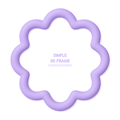 모양 PSD 편집이미지 디자인 프레임 그래픽 장식 보라색 공간 그림 심플 단순화된 창의성 디지털아트 편집3D 컬러 3D 파일형식