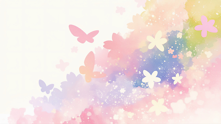 JPG 디자인 꽃 감정 예술 컬러 나비 백그라운드 패턴 일러스트 자연 추상 수채화 선물 장식 여름 편안함 화사함 조화 뷰티풀 국내일러스트 식물 계절 곤충 컨셉 무늬 감각 생태계 파일형식