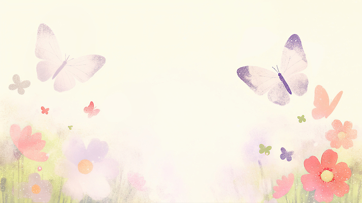 JPG 꽃 화초 컬러 나비 이동 꽃밭 일러스트 자연 하늘 생명 수채화 환경 봄 들꽃 자유 비행 생태계 화사함 조화 뷰티풀 국내일러스트 AI일러스트 AI콘텐츠 식물 계절 곤충 컨셉 파일형식