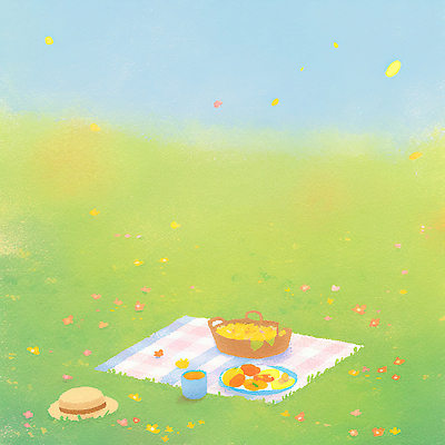 JPG 나무 꽃 음료 과일 일러스트 자연 바람 휴식 디저트 잔디 초원 여름 햇빛 소풍 바구니 봄 담요 즐거움 청명 Picnic 국내일러스트 AI일러스트 AI콘텐츠 자연요소 식물 계절 감정 음식 컨셉 날씨 태양 야외활동 생태계 파일형식