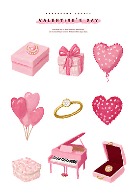 PSD 디자인 커플 기념일 상징 분홍색 일러스트 발렌타인데이 선물 사랑 장식 상자 파티 귀여움 축제 하트 반지 피아노 달콤 오브젝트 풍선 아이템 엘리먼트 국내일러스트 모양 감정 컬러 컨셉 장신구 관계 데이이벤트 이벤트 건반악기 맛 파일형식
