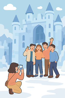 건축물 계절 감정 겨울 관계 표정 촬영 축제 파일형식 벡터 친구 성 행복 웃음 포즈 모임 백그라운드 하늘 모션 사람 사진촬영 즐거움 외출 여행 놀이 일러스트 국내일러스트 AI파일 겨울축제