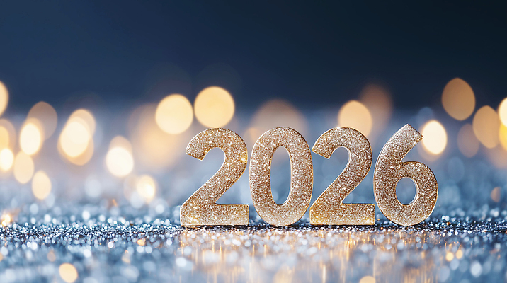 JPG 편집이미지 기념일 새해 바닥 실내 이벤트 장식 빛 반짝임 숫자 파티 축하 장면 연말 2026년 이미지편집 병오년 AI컴퓨터그래픽 AI콘텐츠 문자 컨셉 모션 내부 연도 파일형식