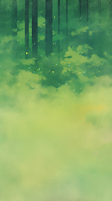 JPG 나무 식물 계절 예술 일러스트 자연 나뭇잎 조명 풍경 초록색 햇빛 환경 대기 연기 숲 그림 생태계 장면 평면 국내일러스트 AI일러스트 AI콘텐츠 컬러 잎 태양 파일형식