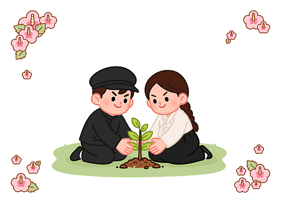 식물 꽃 어린이 일러스트 가족 모션 자연 함께함 실내 성인 야외 환경 정원 농사 기쁨 성장 땅 삼일절 집중 무궁화 심기 상호작용 국내일러스트 AI파일 감정 컨셉 농업 관계 사람 내부 공휴일 국경일 생태계 파일형식 벡터