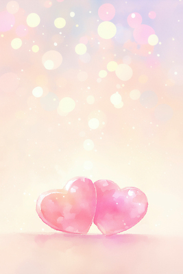 JPG 디자인 기념일 감정 예술 분홍색 백그라운드 일러스트 따뜻함 발렌타인데이 사랑 이벤트 빛 우정 기쁨 로맨틱 하트 축하 그림 소통 국내일러스트 AI일러스트 AI콘텐츠 모양 컬러 컨셉 데이이벤트 친구 파일형식