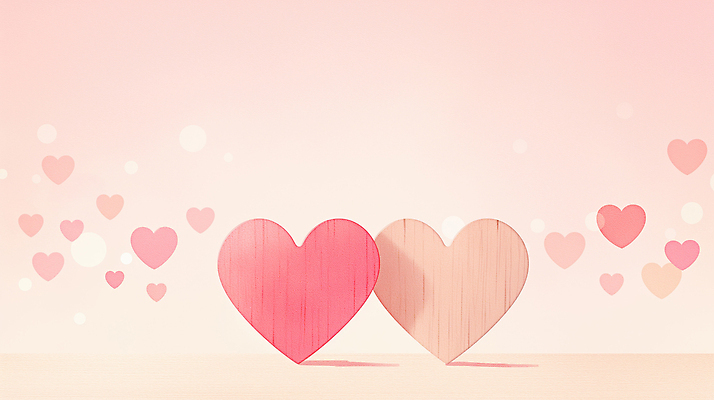 JPG 모양 나무 디자인 커플 기념일 감정 상징 분홍색 컬러 백그라운드 2 일러스트 관계 발렌타인데이 사랑 사람 장식 하트 분위기 결합 장면 테마 국내일러스트 AI일러스트 AI콘텐츠 식물 컨셉 데이이벤트 이벤트 파일형식