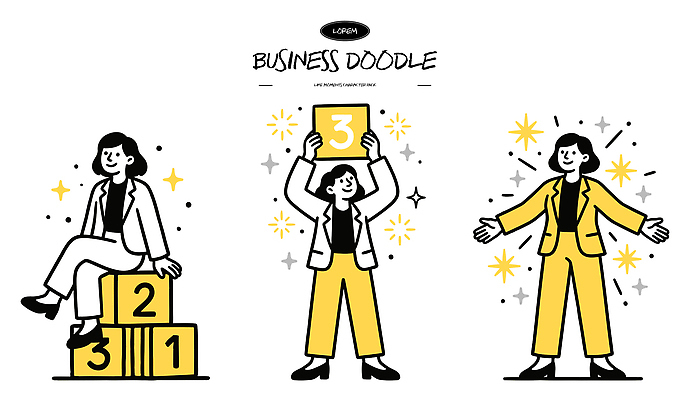 문자 감정 컨셉 비즈니스 모션 파일형식 벡터 사람 숫자 그림 상자 포즈 반짝임 컬러 표현 즐거움 디자인 회사 아이디어 창의력 발표 캐릭터 손짓 일러스트 국내일러스트 AI파일