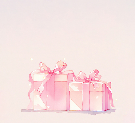 JPG 디자인 기념일 리본 분홍색 컬러 백그라운드 일러스트 포장 발렌타인데이 밝음 선물 이벤트 장식 선물상자 상자 기쁨 축하 소중 부드러움 나란히 자랑 스타일 국내일러스트 AI일러스트 AI콘텐츠 감정 컨셉 데이이벤트 감각 파일형식