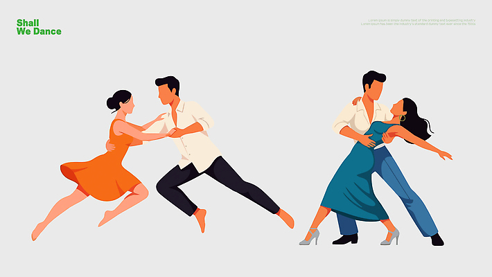 감정 다수 컨셉 관계 문화예술 이벤트 춤 파일형식 벡터 무대 스타일 모션 동료 표현 즐거움 음악 리듬 조화 스텝 다양 공연 커플 흥미 일러스트 국내일러스트 AI파일 살사댄스 탱고